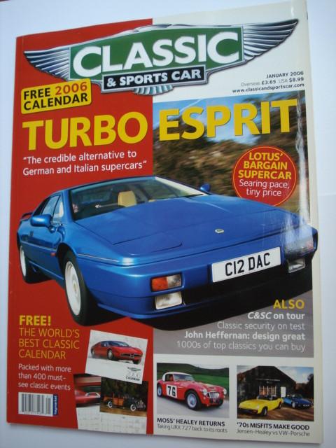 Classic & Sports Car 01/2006, Livres, Autos | Brochures & Magazines, Comme neuf, Général, Envoi