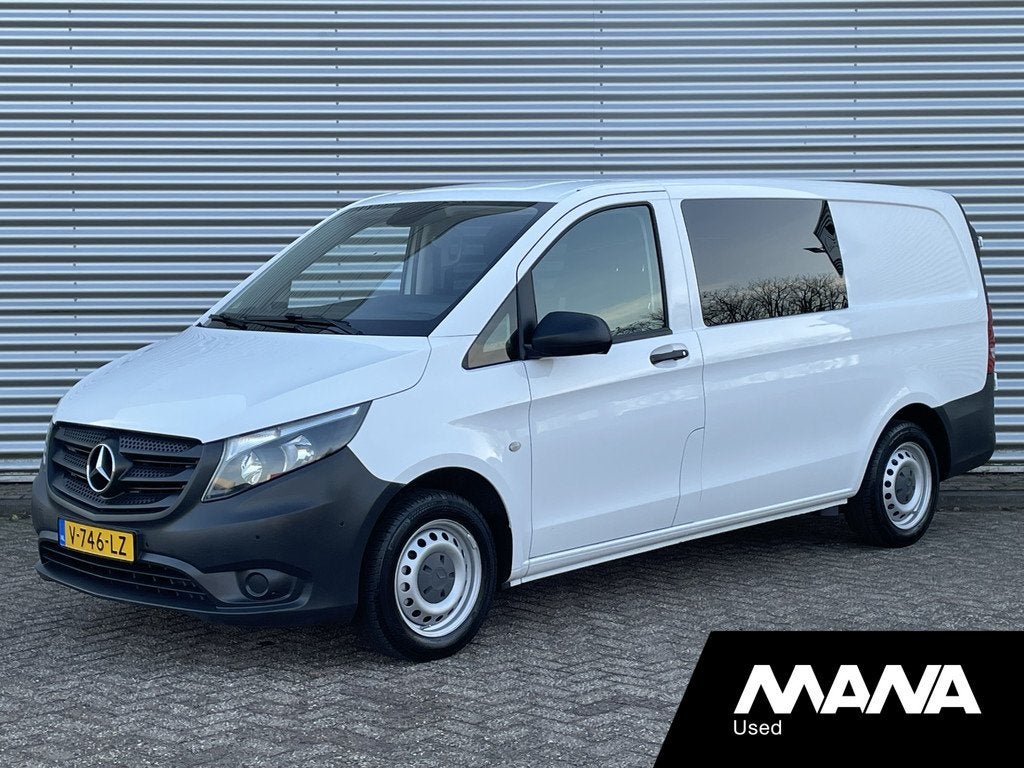 Mercedes-Benz Vito 111CDI Lang L2H1 DC Comfort Airco Cruise, Autos, Achat, Electronic Stability Program (ESP), Entreprise, 1924 kg