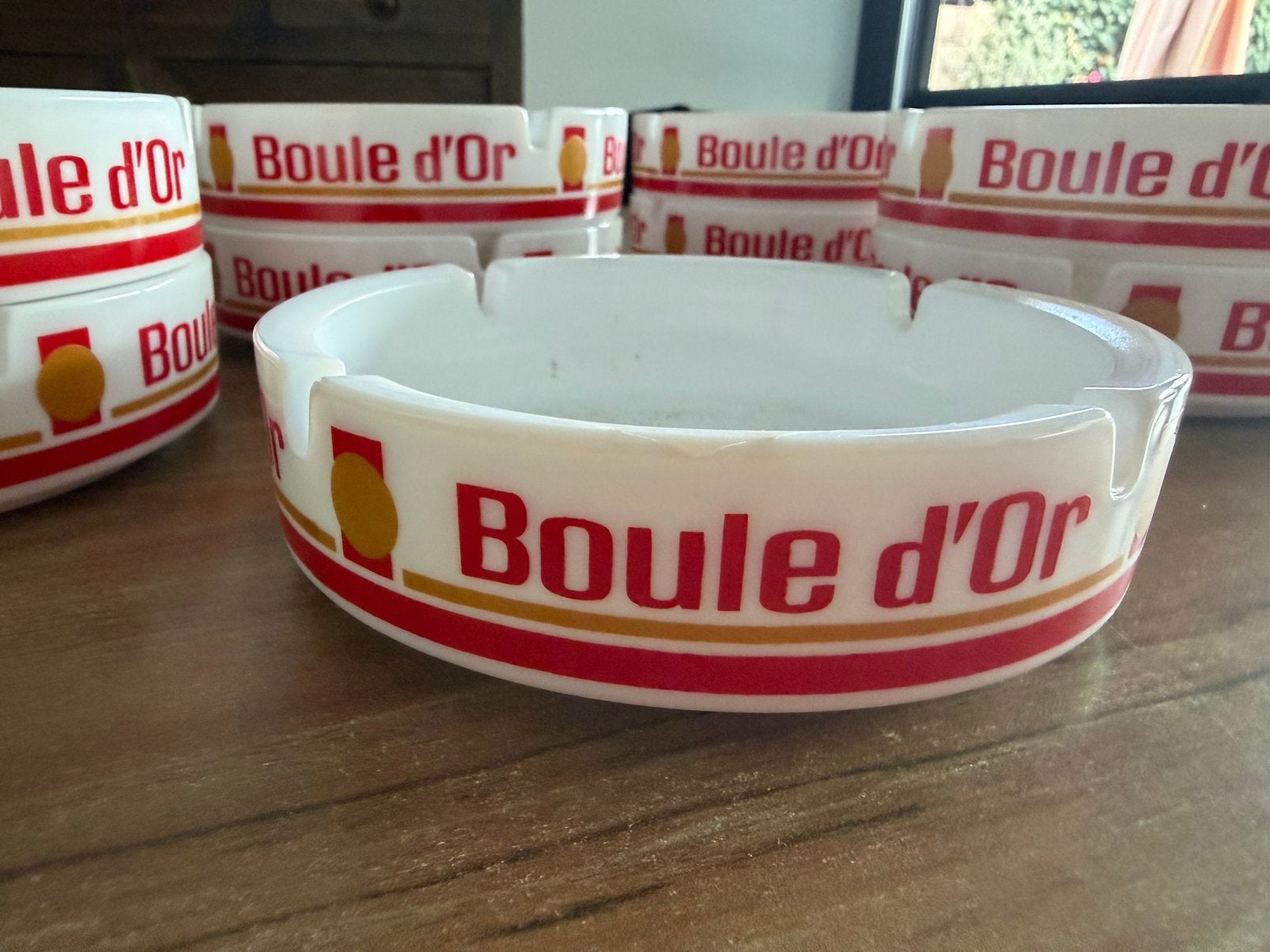 8 Unieke Vintage Boule d’Or Porseleinen Asbakken, Verzamelen, Ophalen of Verzenden