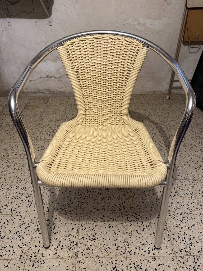 Rieten stoelen, Ophalen, Gebruikt, Overige kleuren, Metaal