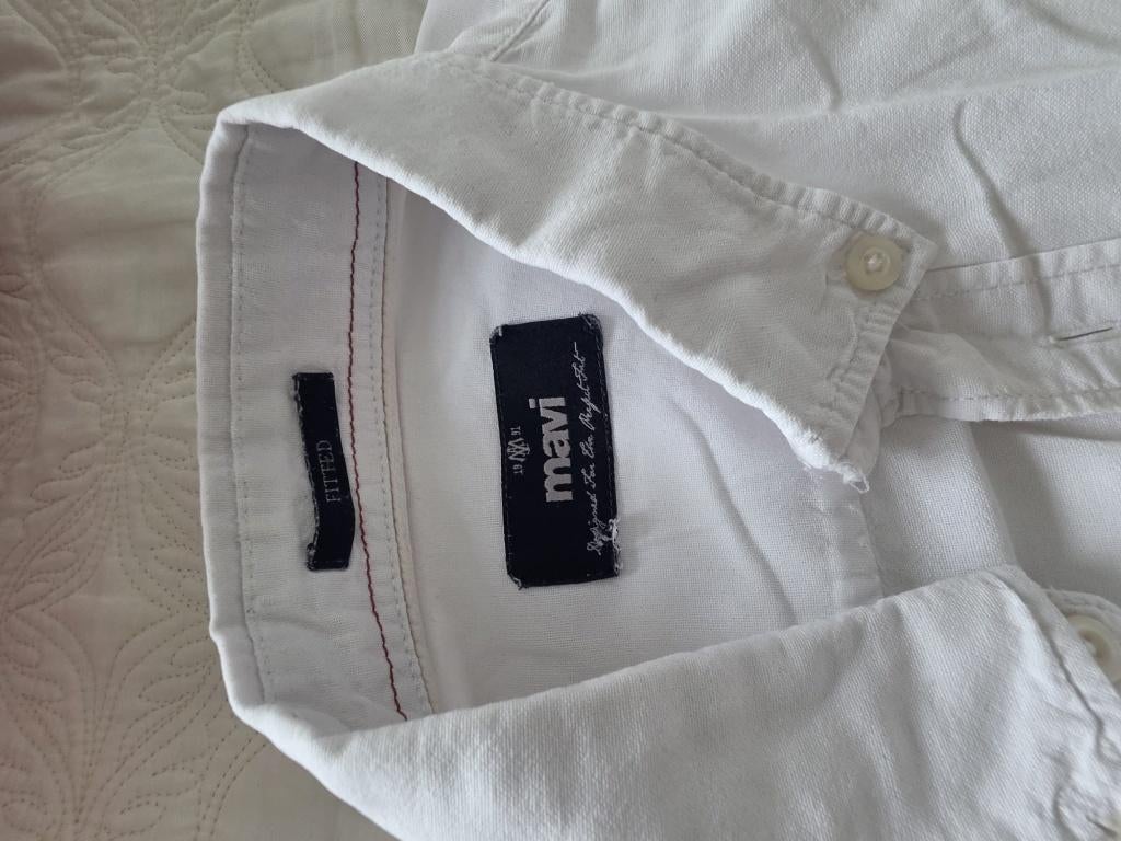 Chemise en lin pour femme, Enlèvement, Porté, Taille 36 (S)