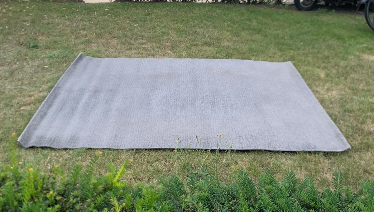 Tapijt 170cm x 235cm, Huis en Inrichting, Stoffering | Tapijten en Vloerkleden, Ophalen, Gebruikt, Grijs, Rechthoekig