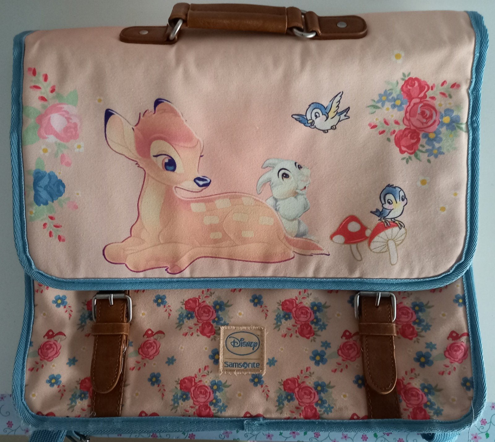 Boekentas Disney Bambi, Aktetas of Boekentas, Ophalen of Verzenden, 30 tot 40 cm, Gebruikt