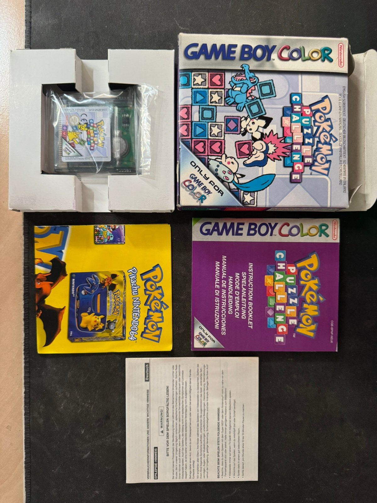 Pokemon puzzle challenge cib, Games en Spelcomputers, Games | Nintendo Game Boy, Ophalen of Verzenden, Zo goed als nieuw