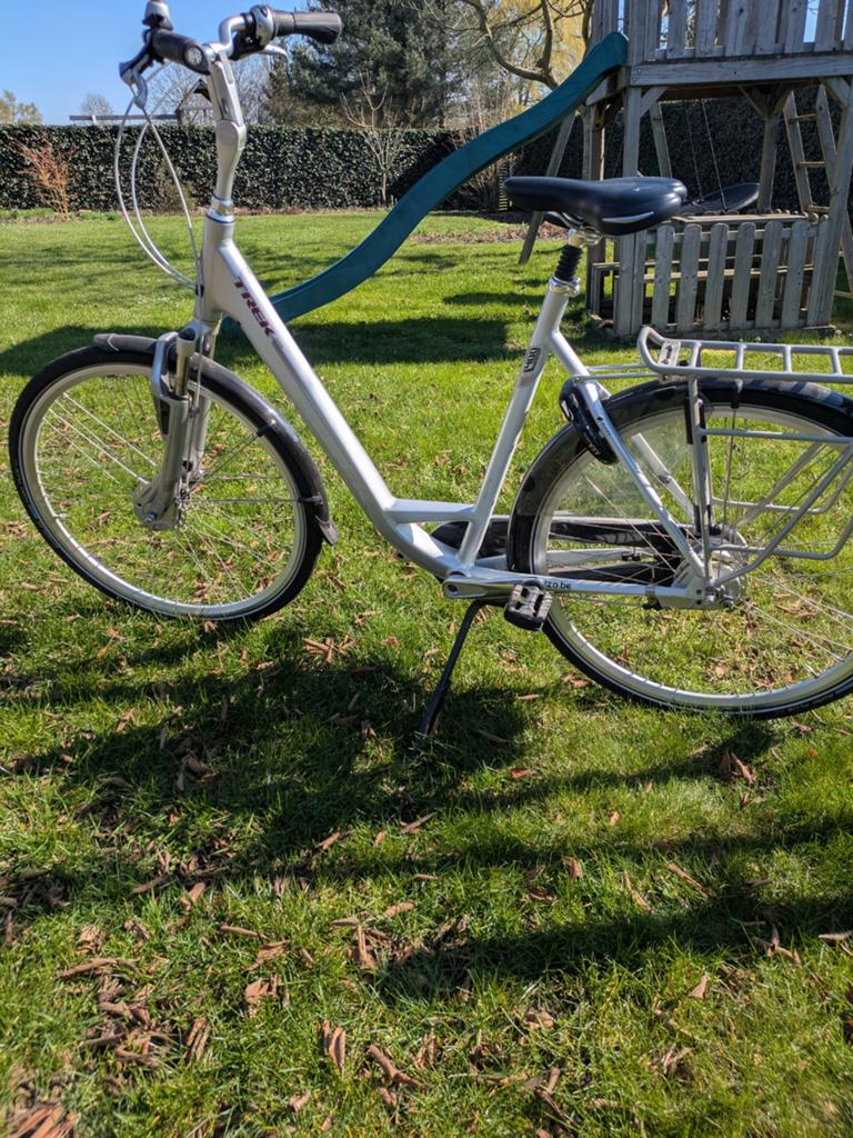 Trek damesfiets, Ophalen