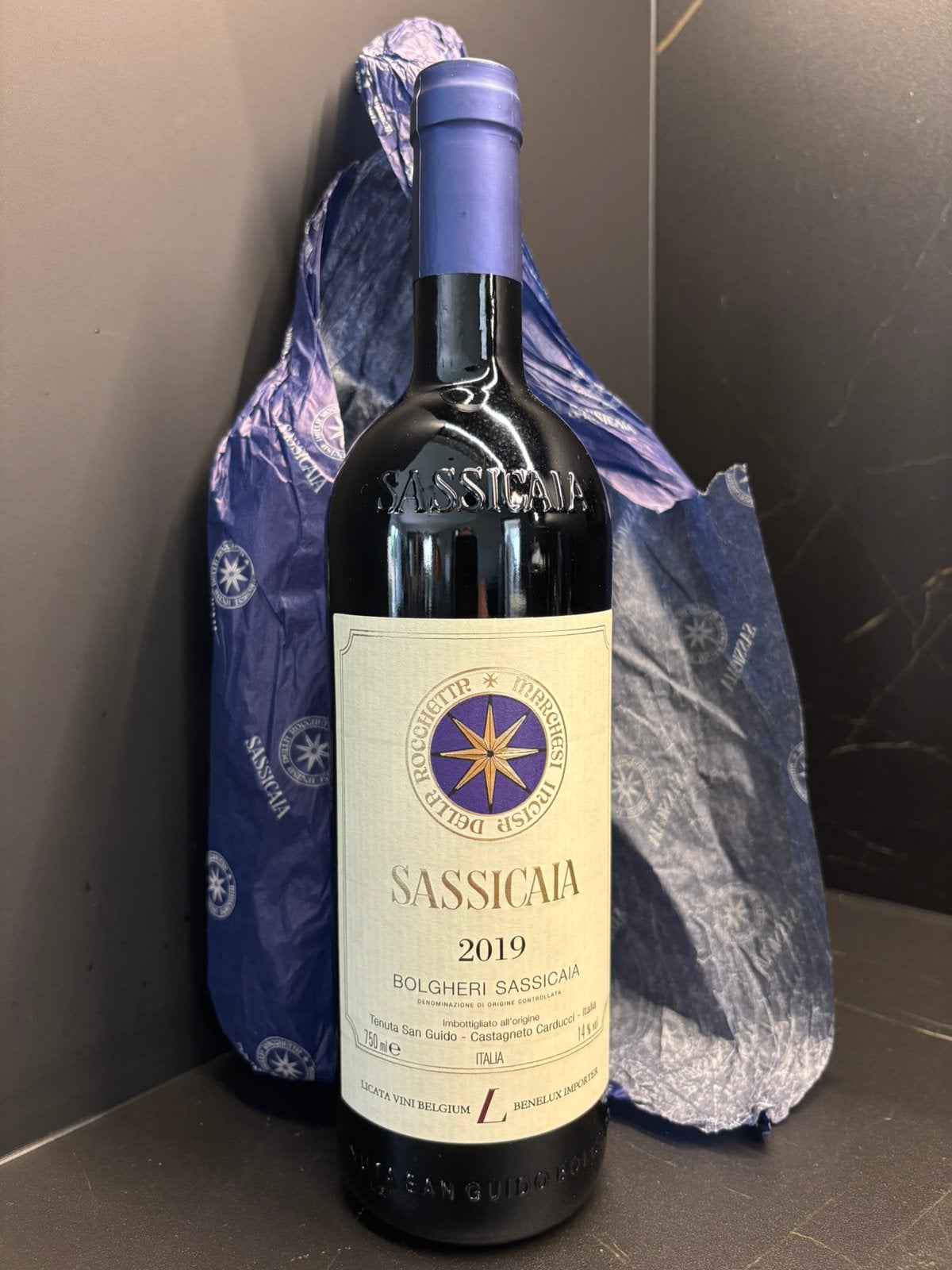 Sassicaia 2019, Neuf, Enlèvement ou Envoi, Pleine, Vin rouge