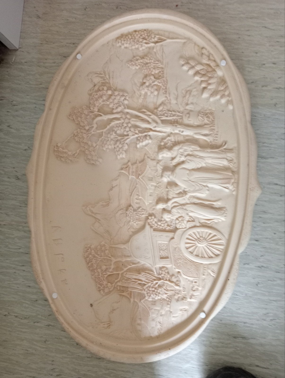 salontafel in ivoor stijl, Antiek en Kunst, Ophalen