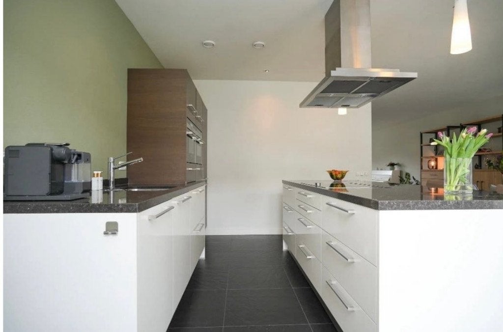 ✨ WAANZINNIG MOOIE KEUKEN MET KOOKEILAND +APPARATUUR   ✨, Wit, Met kookeiland, Graniet of Steen, Dubbelwandige keuken
