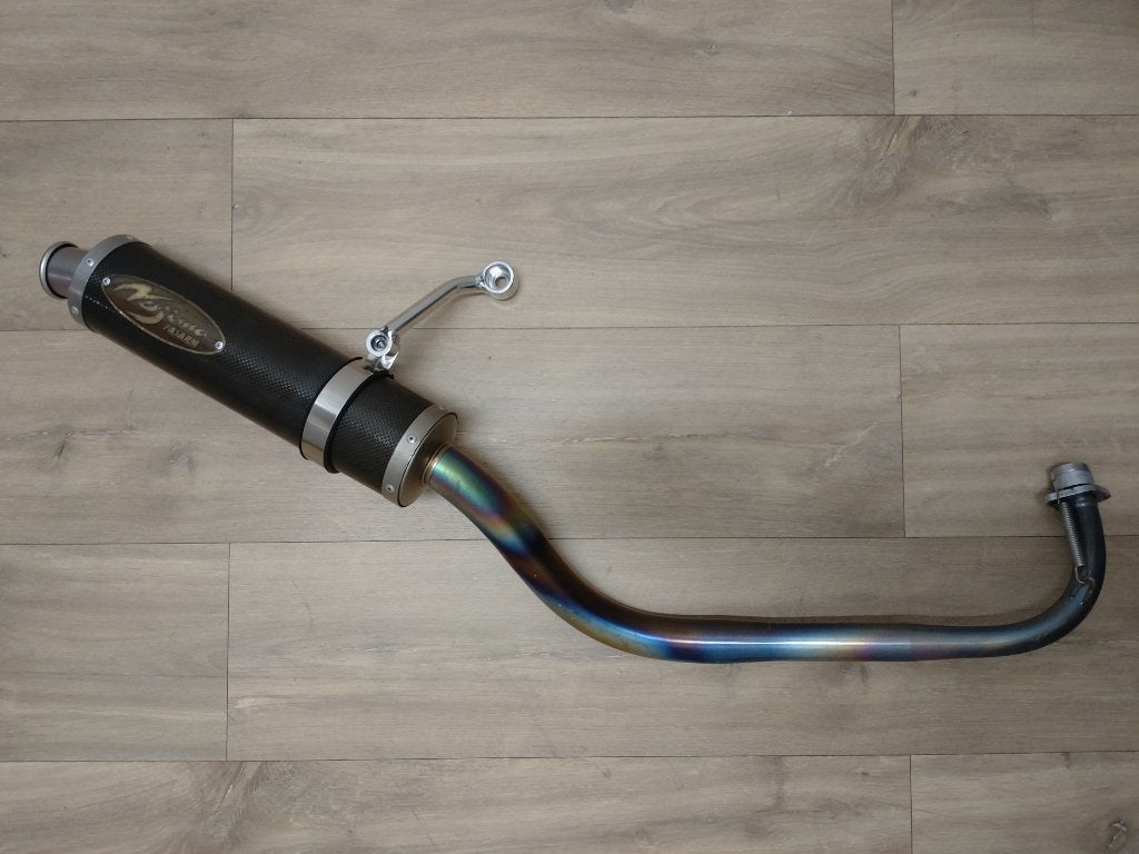 Nojima Fasarm Titanium uitlaat Monkey/dax, Ophalen of Verzenden, Zo goed als nieuw