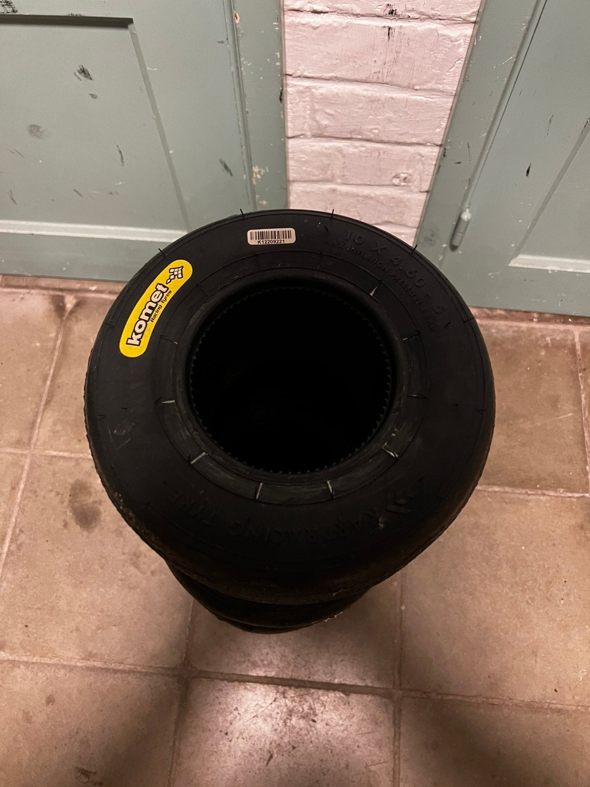 1 set Komet K3M slicks te koop, Ophalen of Verzenden, Zo goed als nieuw, Onderdelen Kart