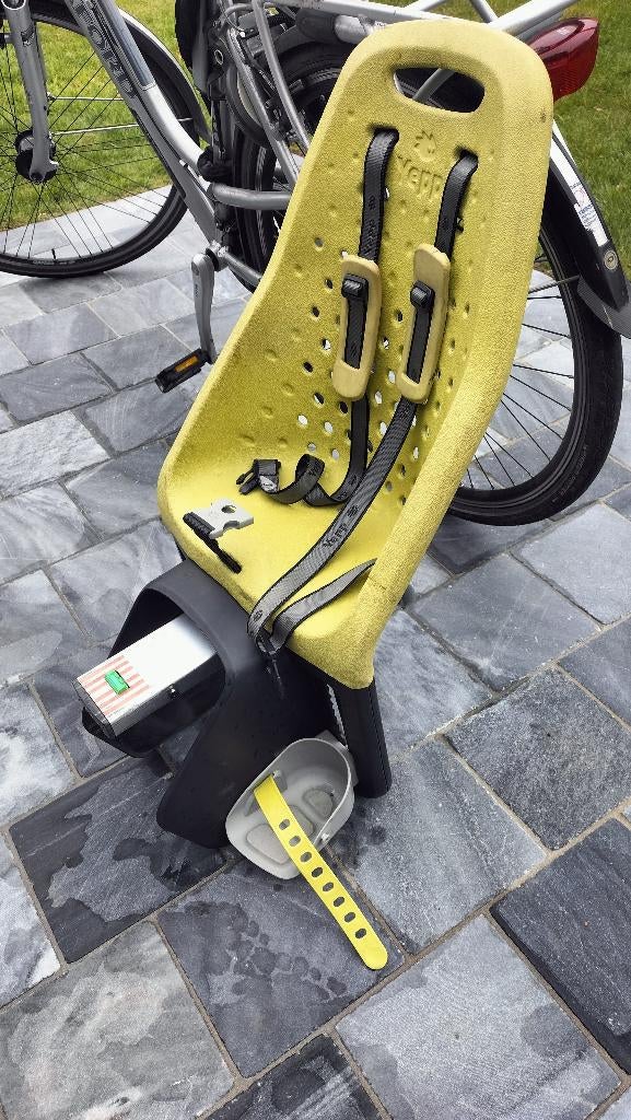 Fietsstoel Yepp Maxi zadelbuis achter met 2 buis adapters, Fietsen en Brommers, Fietsaccessoires | Fietsstoeltjes, Achterzitje