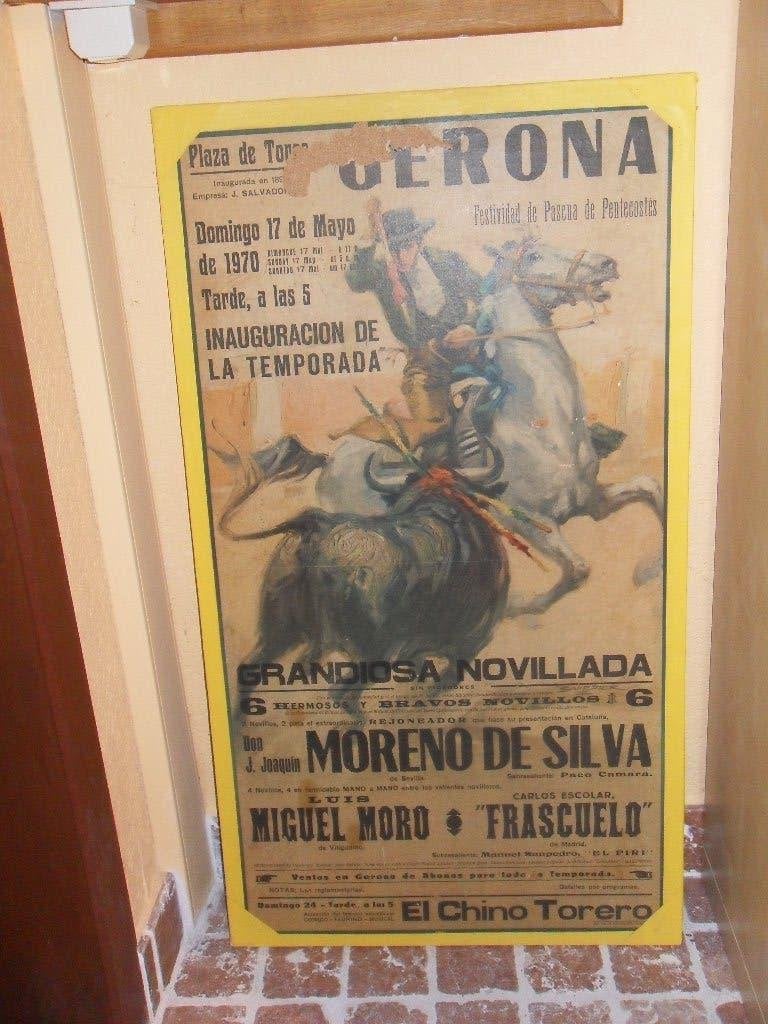 Originele poster stierengevechten, Verzamelen, Ophalen, Deurposter of groter, Overige onderwerpen, Rechthoekig Staand