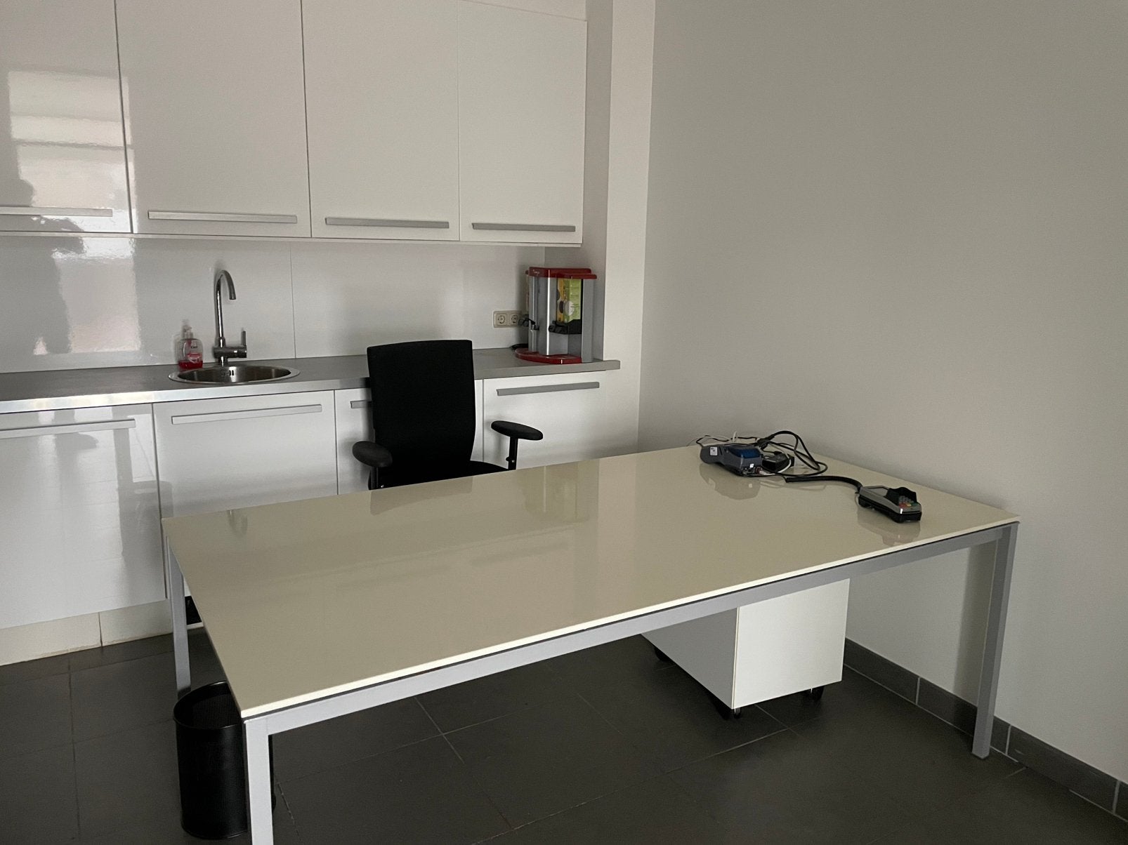 Bureautafel design, Enlèvement, Blanc, Plastique
