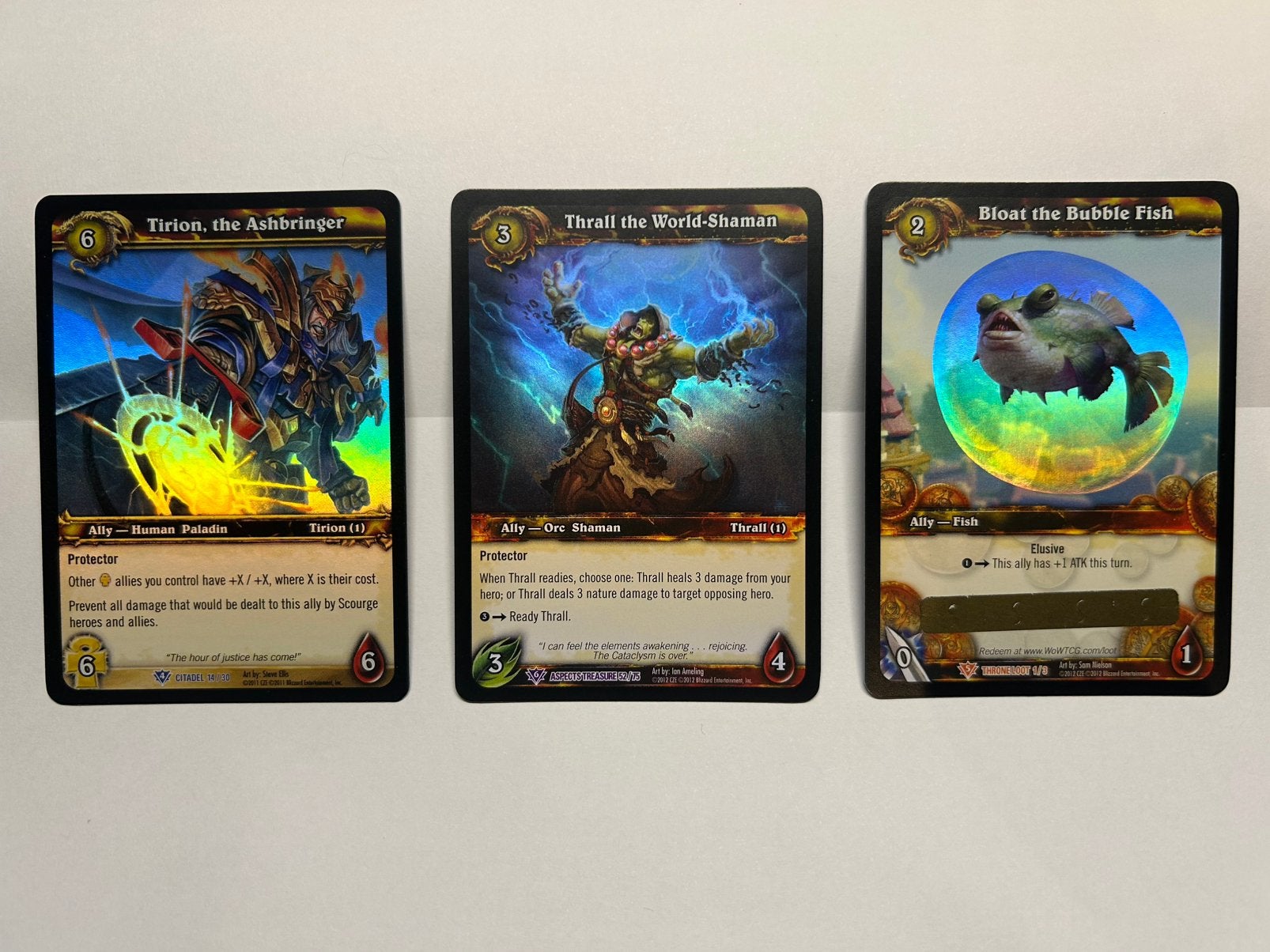 World of Warcraft TCG Losse kaarten, Ophalen of Verzenden, Zo goed als nieuw, Losse kaart, Foil