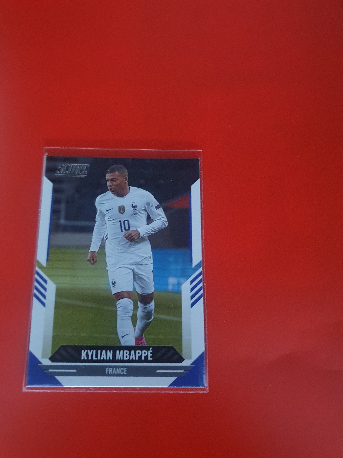 Kylian Mbappé Panini Score 2021 France, Hobby en Vrije tijd, Ophalen of Verzenden, Nieuw, Plaatje