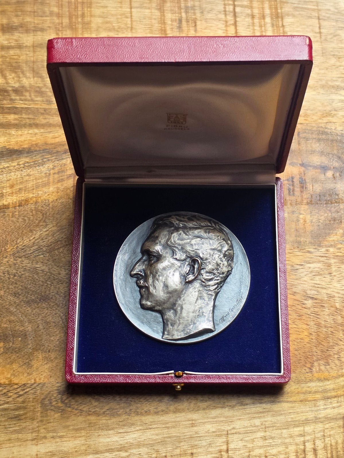 Médaille Albert I (Courtens) 75 mm 354 grammes, Enlèvement ou Envoi
