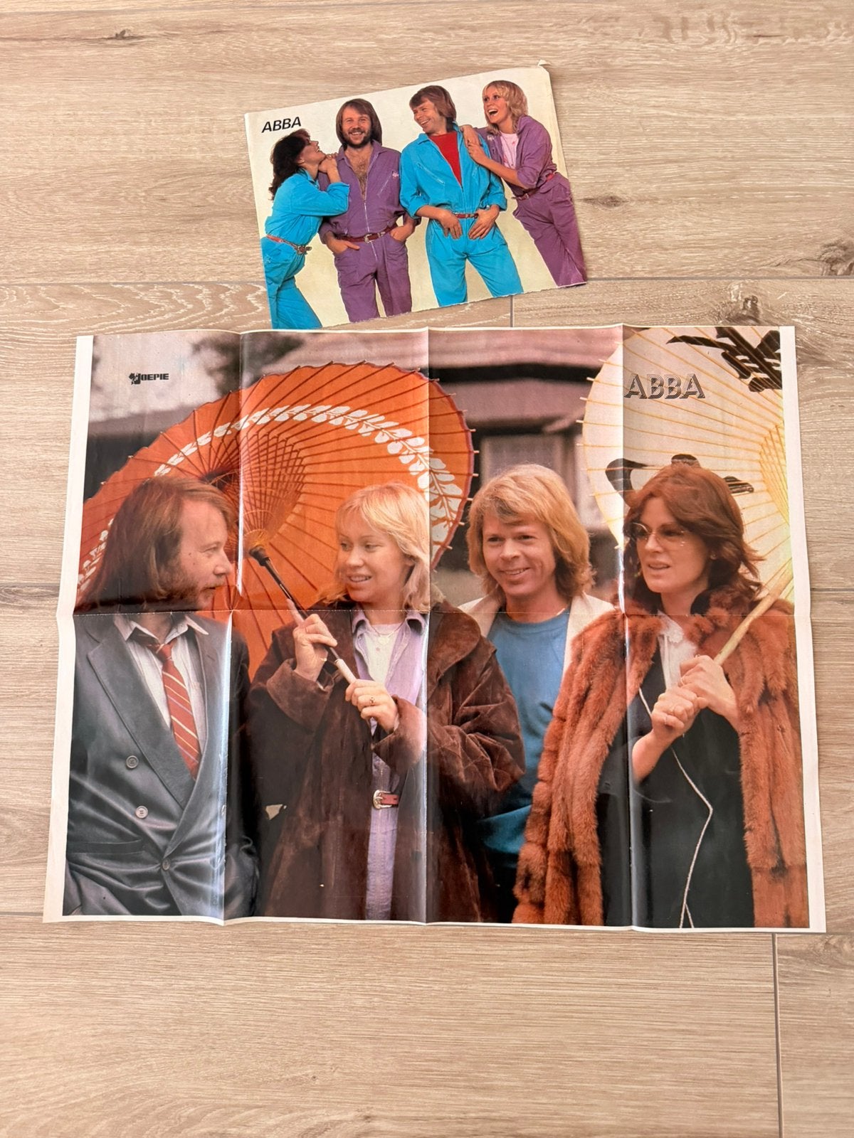 Poster Abba Joepie, Rechthoekig Liggend, Ophalen of Verzenden, Zo goed als nieuw, A1 t/m A3