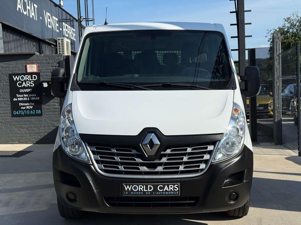Renault Master 2.3dCi TVAC*BTWIN DOUBLE CAB 7PLACES BENNE GA, Voorwielaandrijving, 186 g/km, Stof, Gebruikt