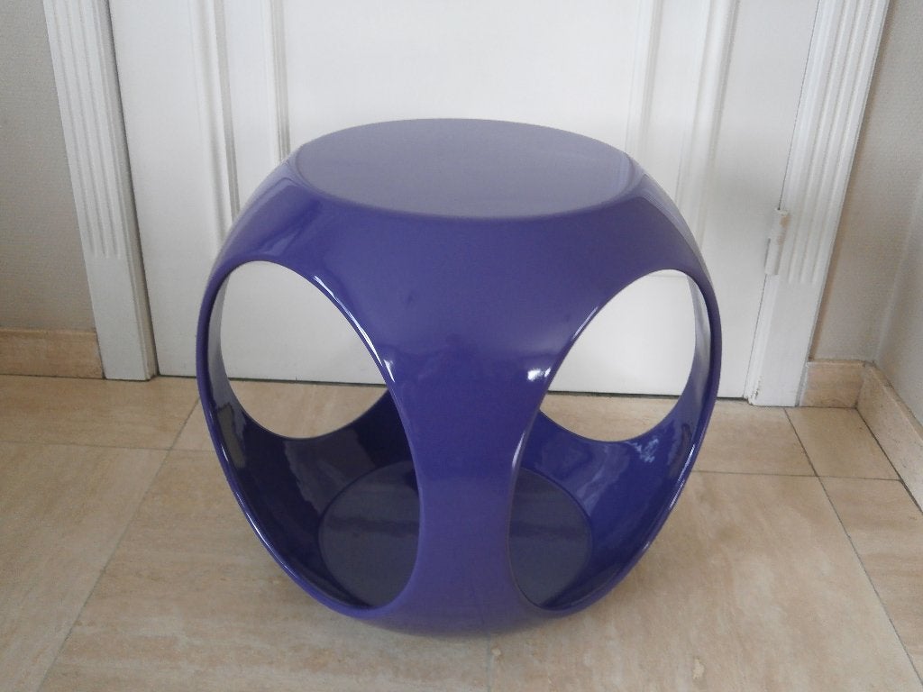 Cube design violet (nouveau) - table d'appoint - VINTAGE, Envoi, Neuf