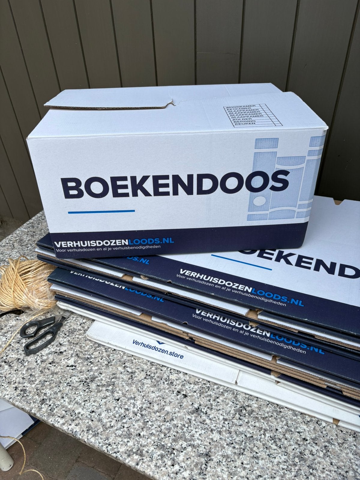 Boekendoos verhuisdoos, Doe-het-zelf en Bouw, Ophalen, Zo goed als nieuw, Doos