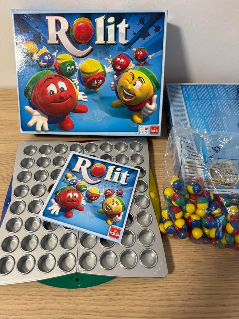 Rolit - Goliath - gezelschapsspel - als nieuw, Ophalen of Verzenden, Zo goed als nieuw