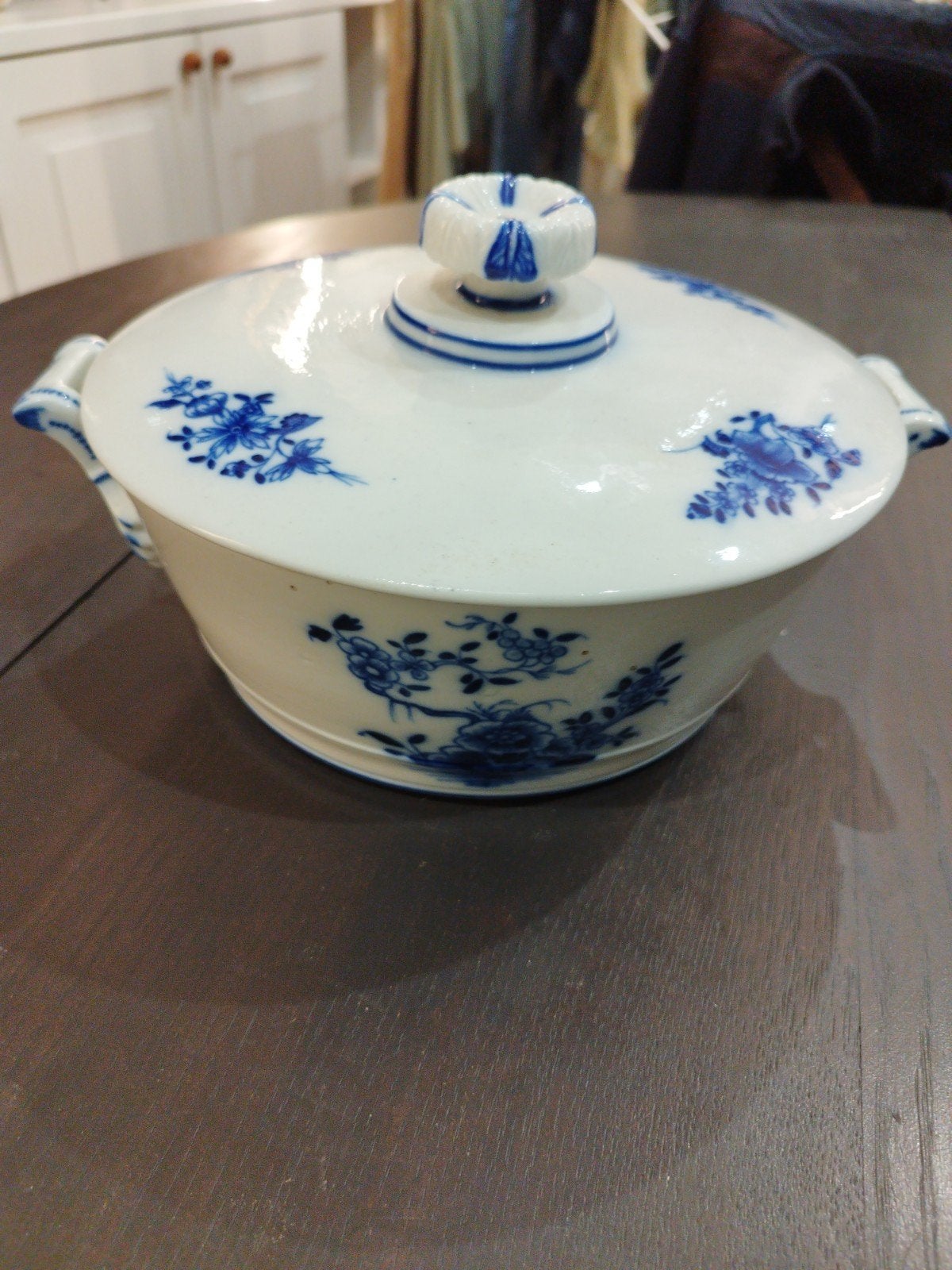 superbe légumier en porcelaine de Tournai, Ophalen of Verzenden