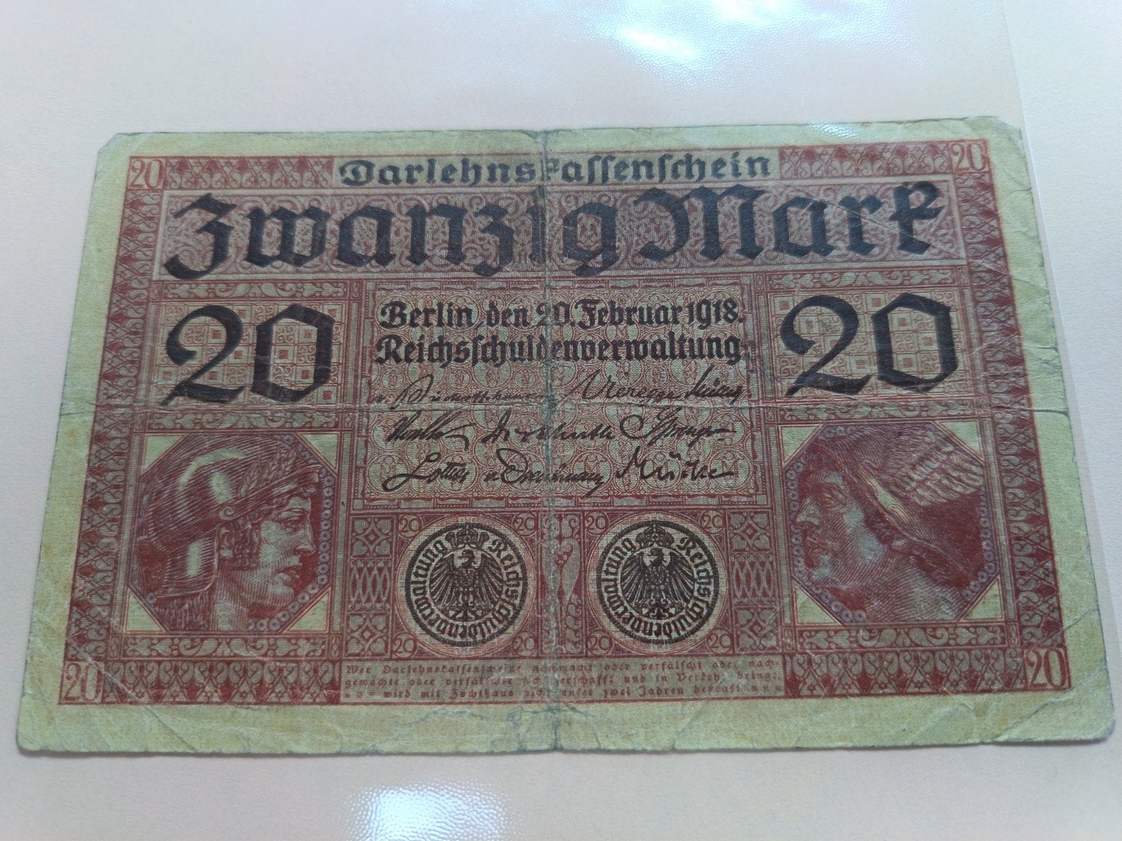 Ancien billet (8), Enlèvement ou Envoi