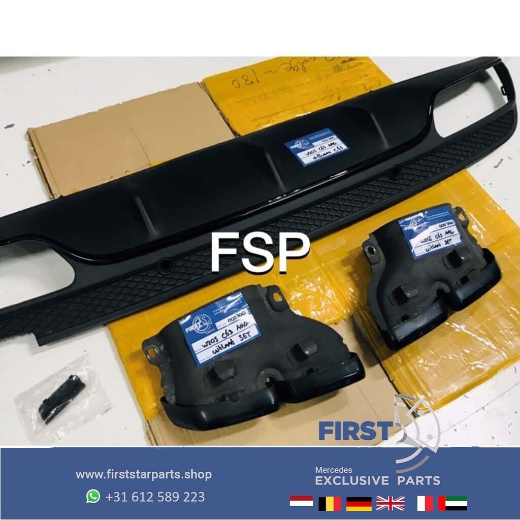 W205 S205 C63 AMG DIFFUSER + UITLAAT SIERSTUKKEN voor Merced, Utilisé, -, -, Enlèvement ou Envoi
