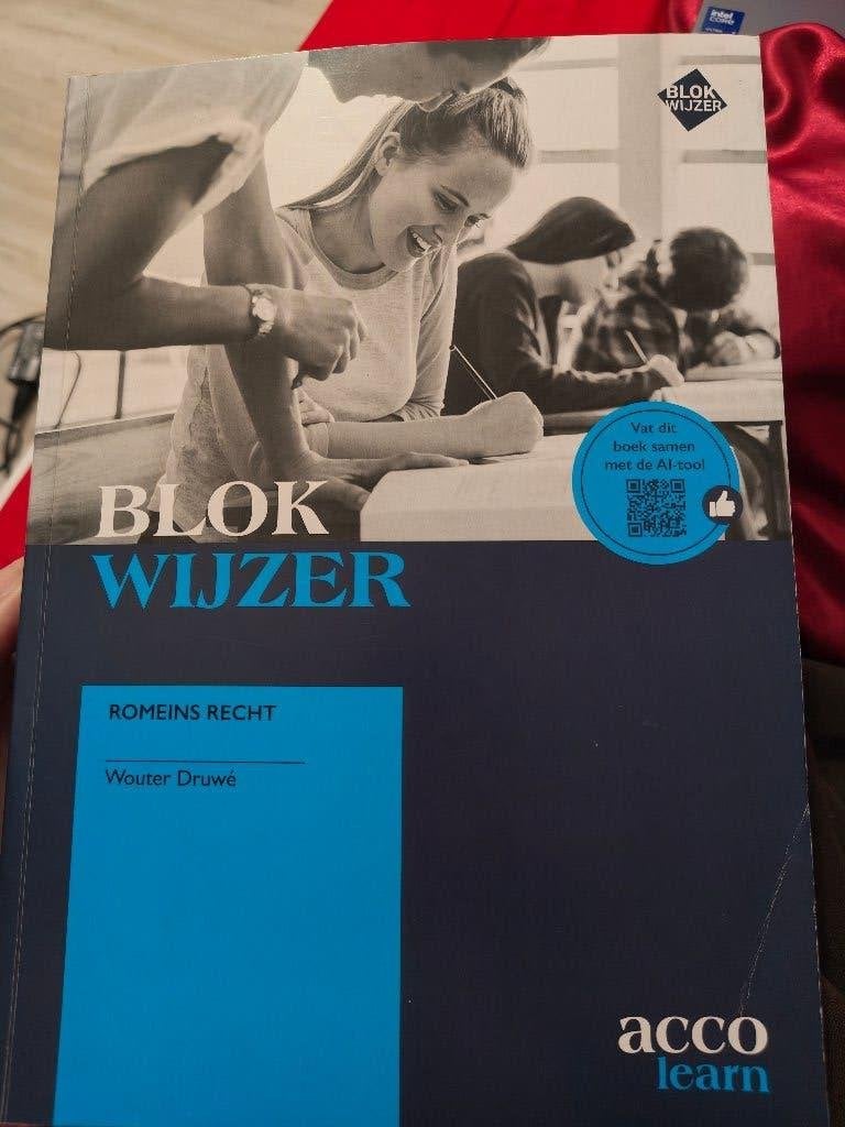 studieboek Romeins Recht 1e bachelor rechten KUL, Divers, Enlèvement ou Envoi, Utilisé