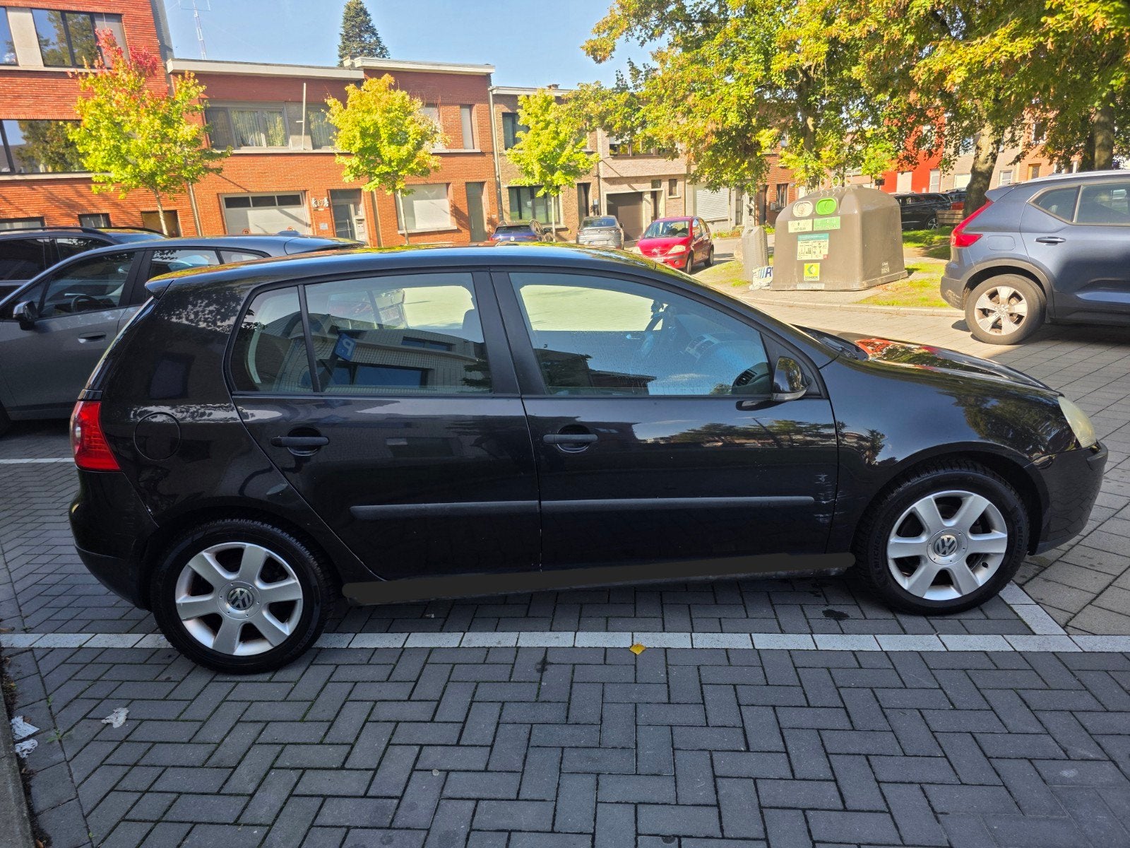 Vw Golf 5 1.4 benzine bouwjaar 2004 km 280.000, Auto's, Stof, Electronic Stability Program (ESP), Zwart, Bedrijf