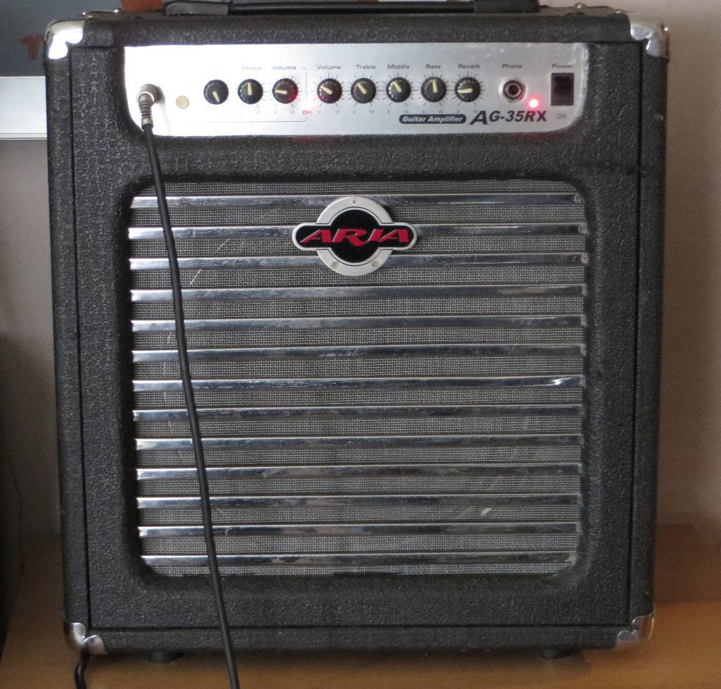 Aria AG-35RX gitaar versterker, Enlèvement, Utilisé, Guitare, Moins de 50 watts