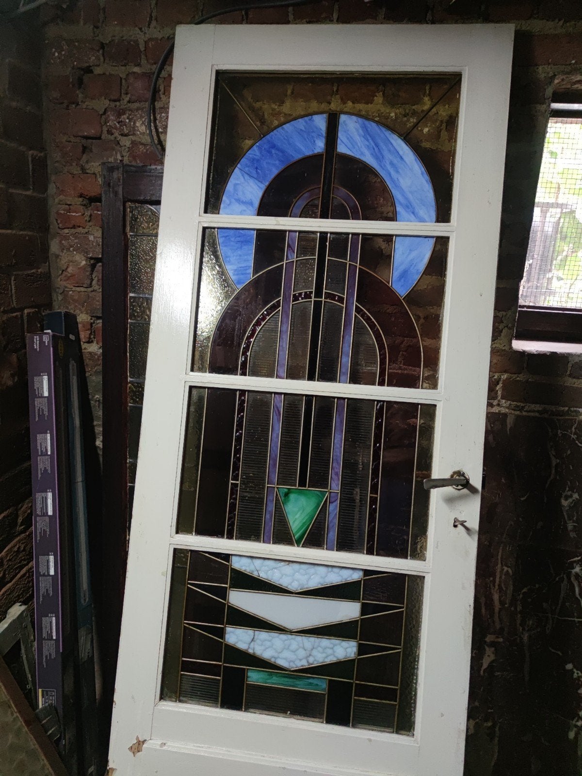 art deco deur 1920-40 77*205 cm, Ophalen, Gebruikt, Minder dan 80 cm, Binnendeur