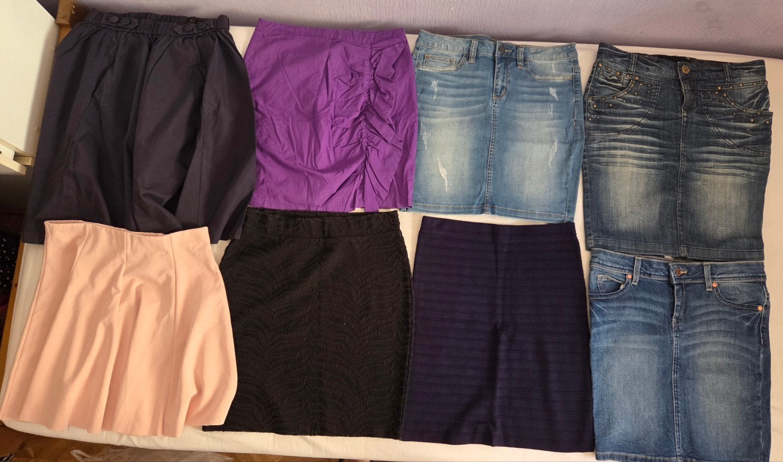 Lot van 9 roken , maat S - XS, Ophalen of Verzenden, Maat 36 (S), Overige kleuren, Boven de knie