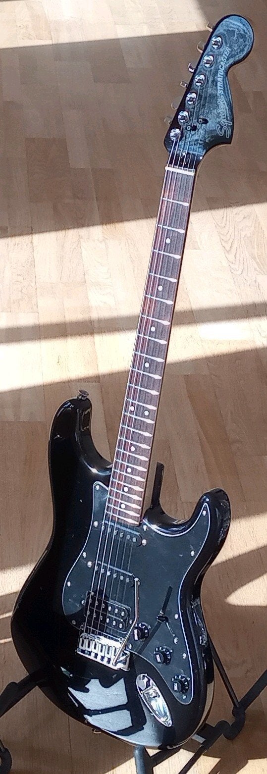 Squier Stratocaster Indonesië 2019, Muziek en Instrumenten, Snaarinstrumenten | Gitaren | Elektrisch, Gebruikt, Solid body, Overige merken