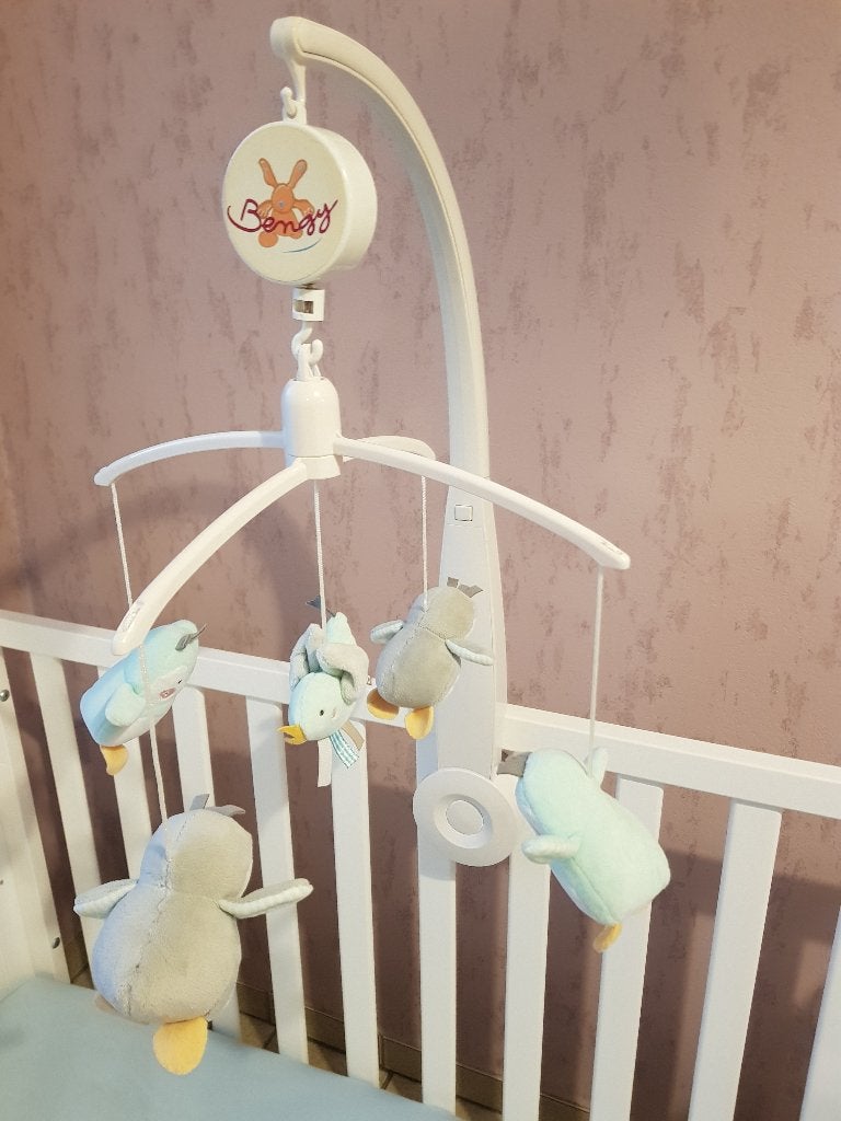 Tiamo parkmobiel met opwindsysteem en melodie, Kinderen en Baby's, Ophalen of Verzenden, Mobiel