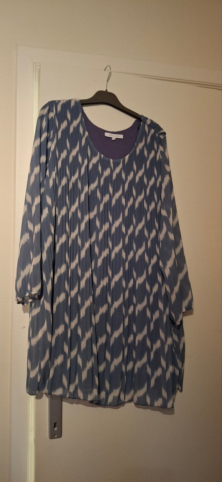 jurk, Kleding | Dames, Lola-liza, Blauw, Zo goed als nieuw, Knielengte