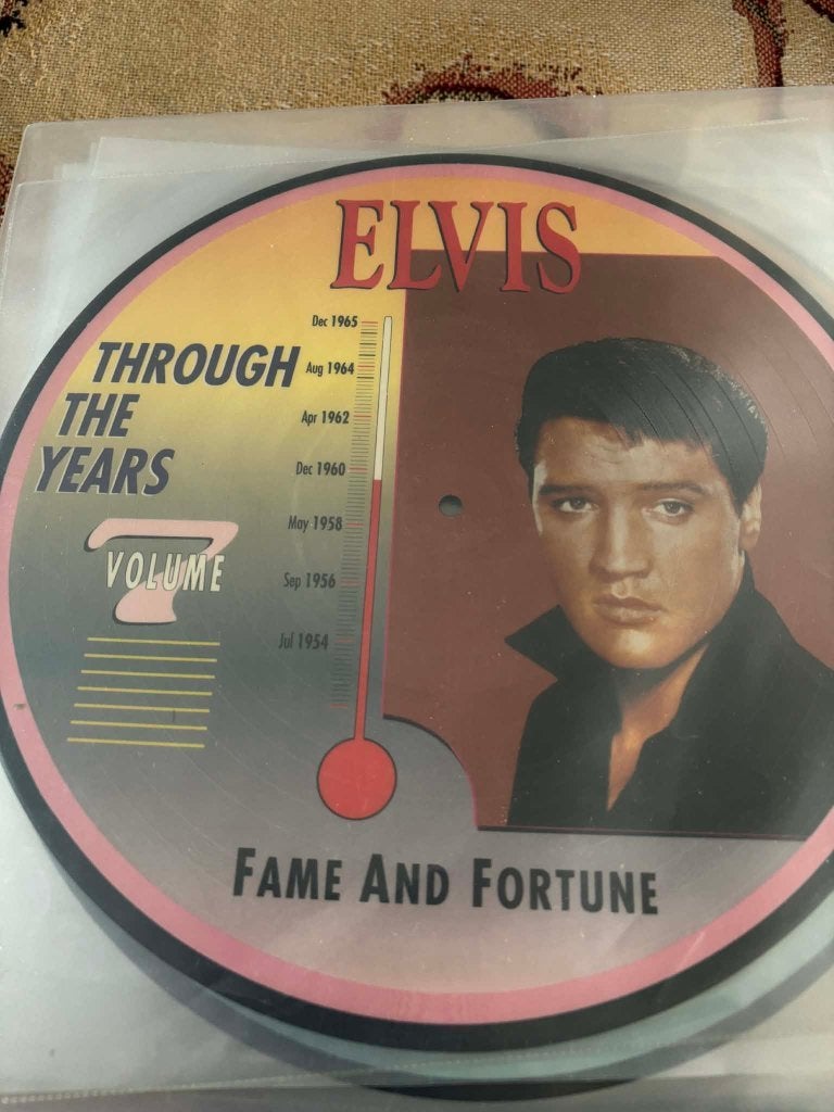 Elvis Picture disc lp, through the years volume 7, 10 euro., Cd's en Dvd's, LP, Ophalen of Verzenden, Zo goed als nieuw, Picture disc