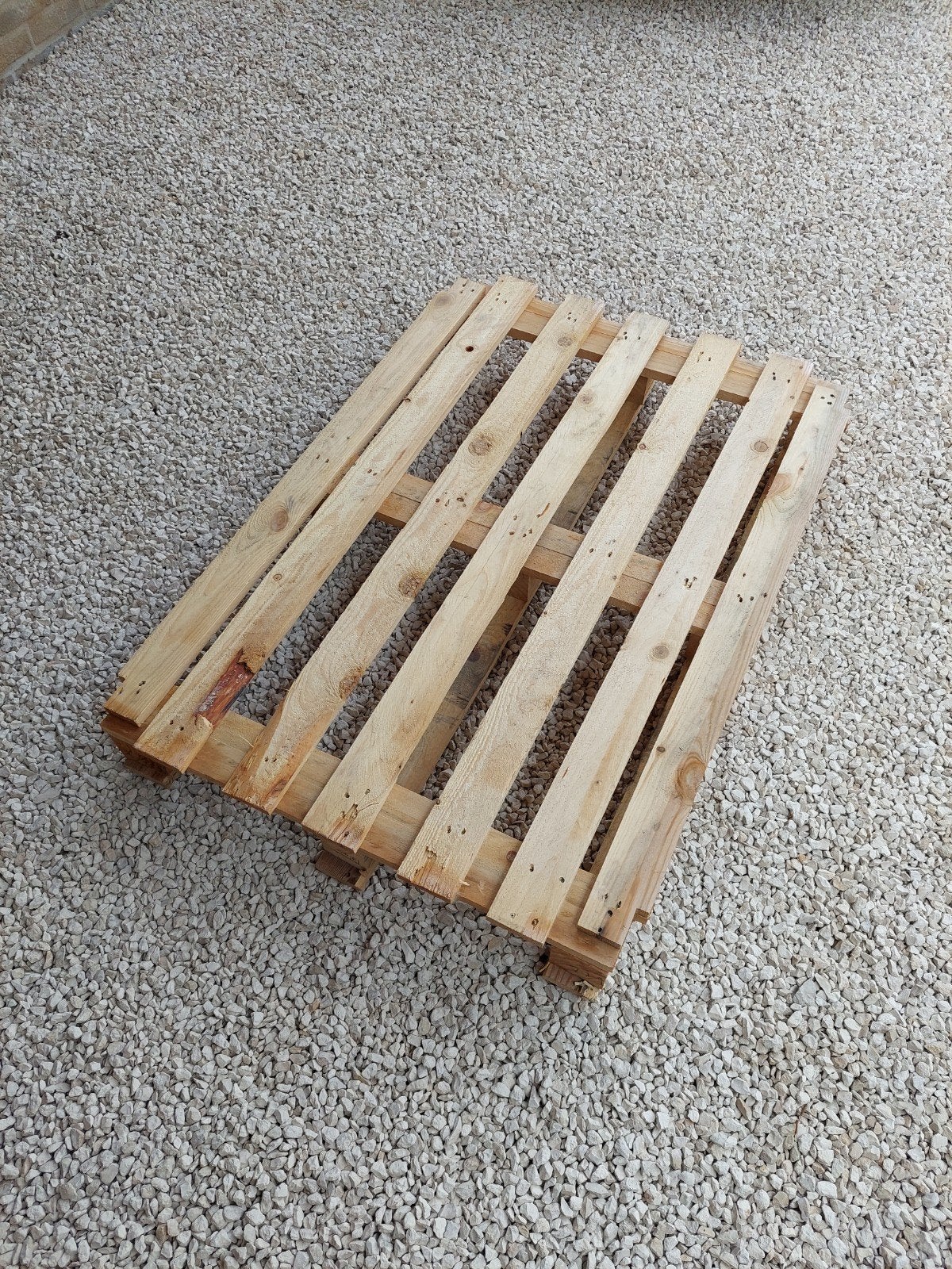 2 gratis palletten, Enlèvement