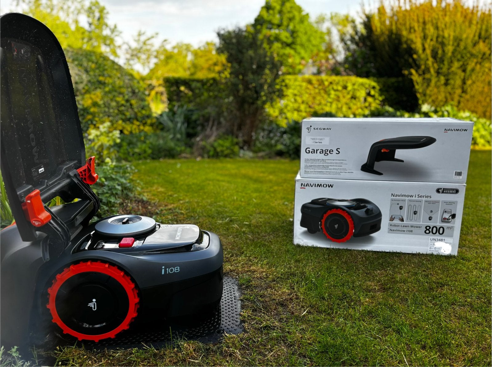 Segway navimow i108e avec garage et module 4g, Enlèvement ou Envoi, 20 à 25 cm, -, @.com