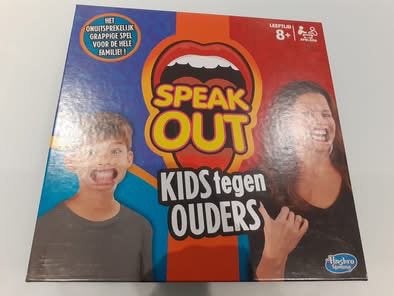 Gezelschapsspel Speak Out, Enlèvement, Comme neuf