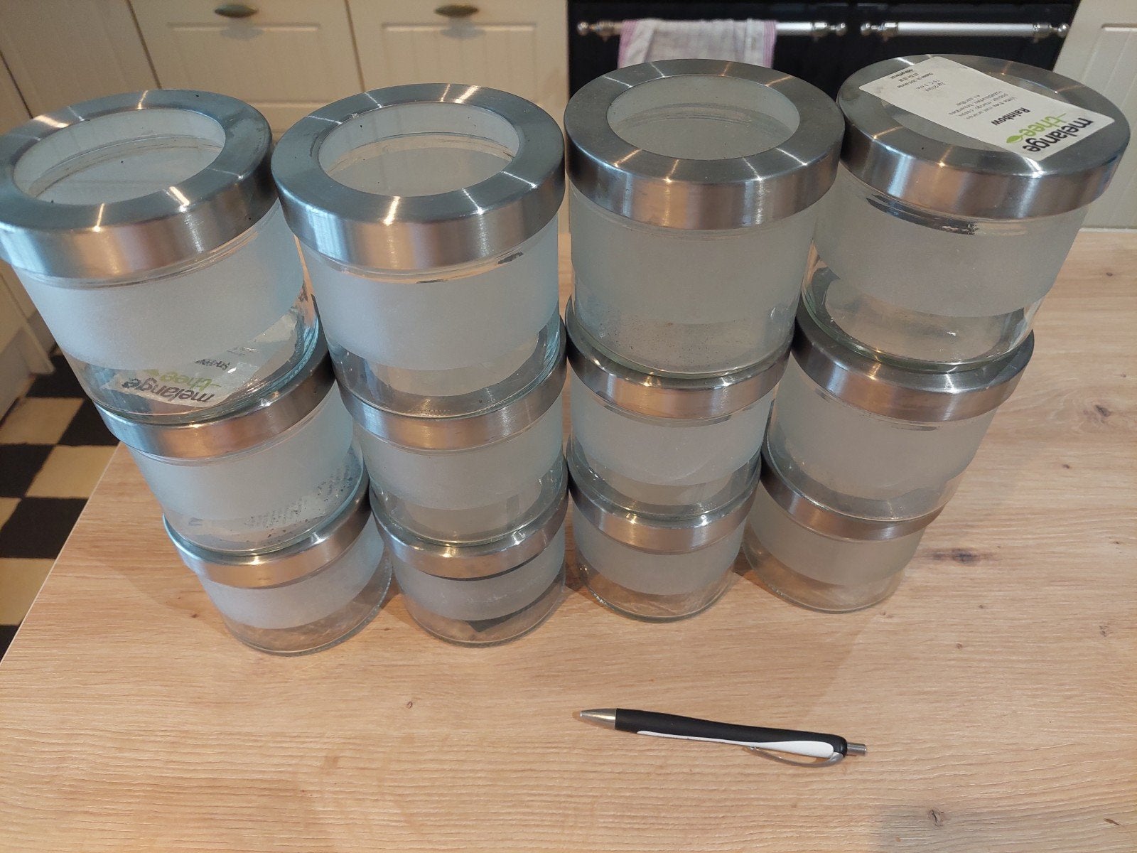 Bewaarpotten glas, IKEA, Maison & Meubles, Cuisine | Casseroles & Poêles, Enlèvement, Verre, IKEA
