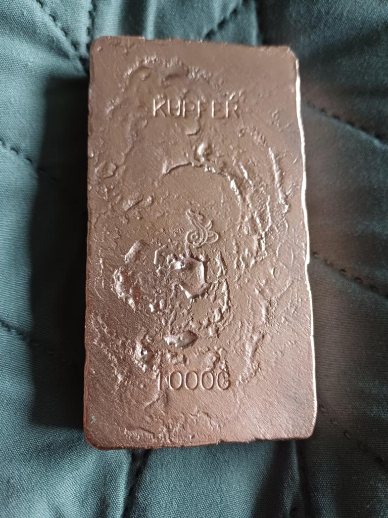 Lingot cuivre pur 1kg, Enlèvement ou Envoi, Cuivre