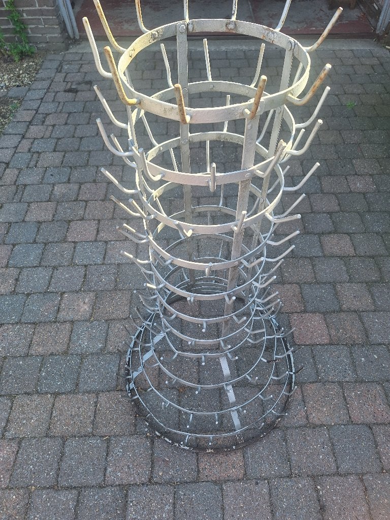 Flessendroogrek, Ophalen