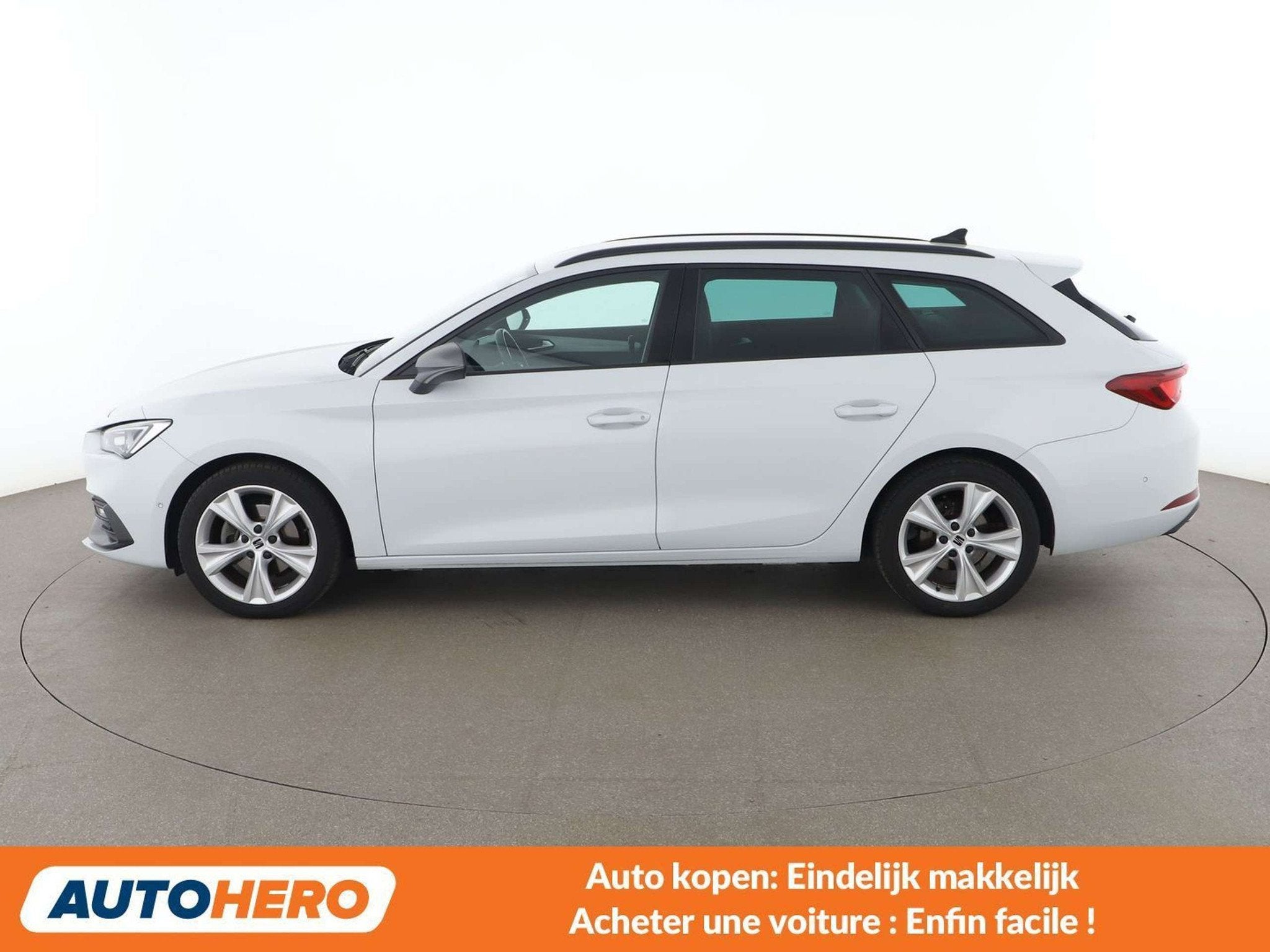 SEAT Leon 1.5 TSI ACT FR (bj 2021), Auto's, Voorwielaandrijving, 1362 kg, Leon, Wit