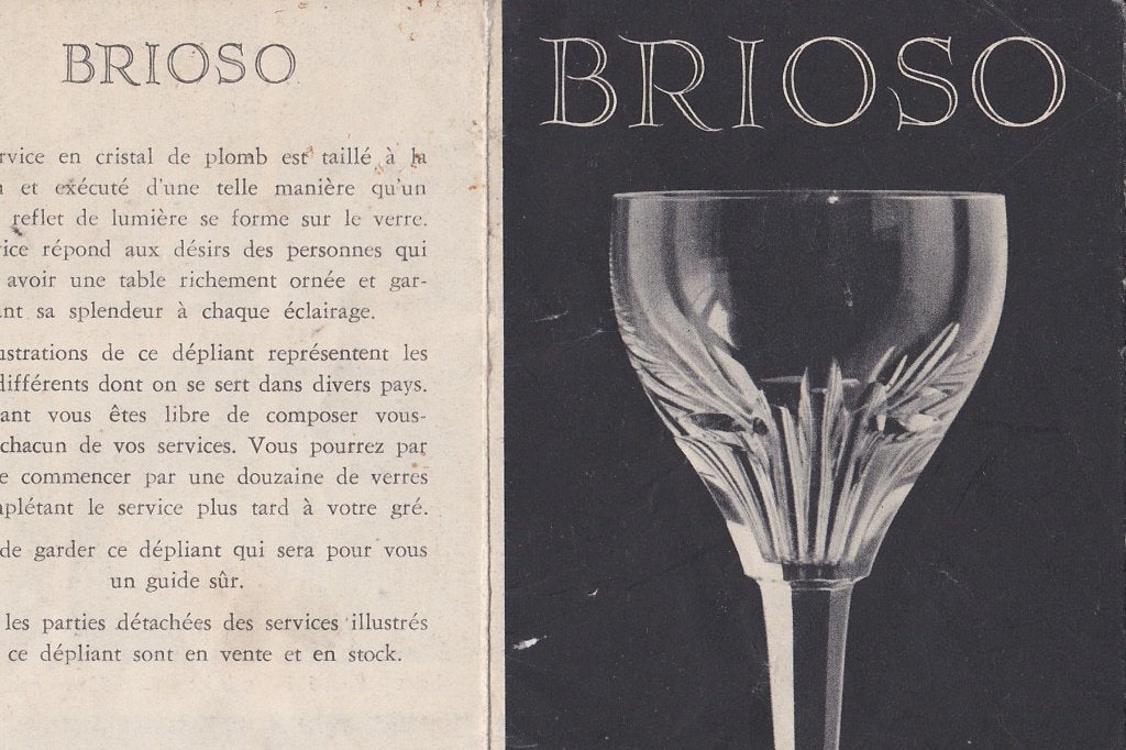 48 verres en cristal de Leerdam modèle Brioso, Enlèvement