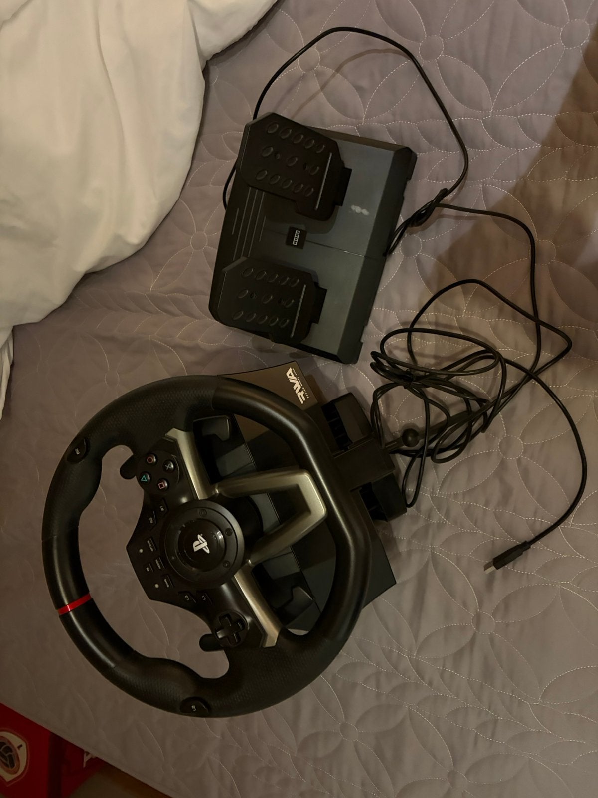 Stuur en pedalen voor playstation, Games en Spelcomputers, Ophalen, Zo goed als nieuw
