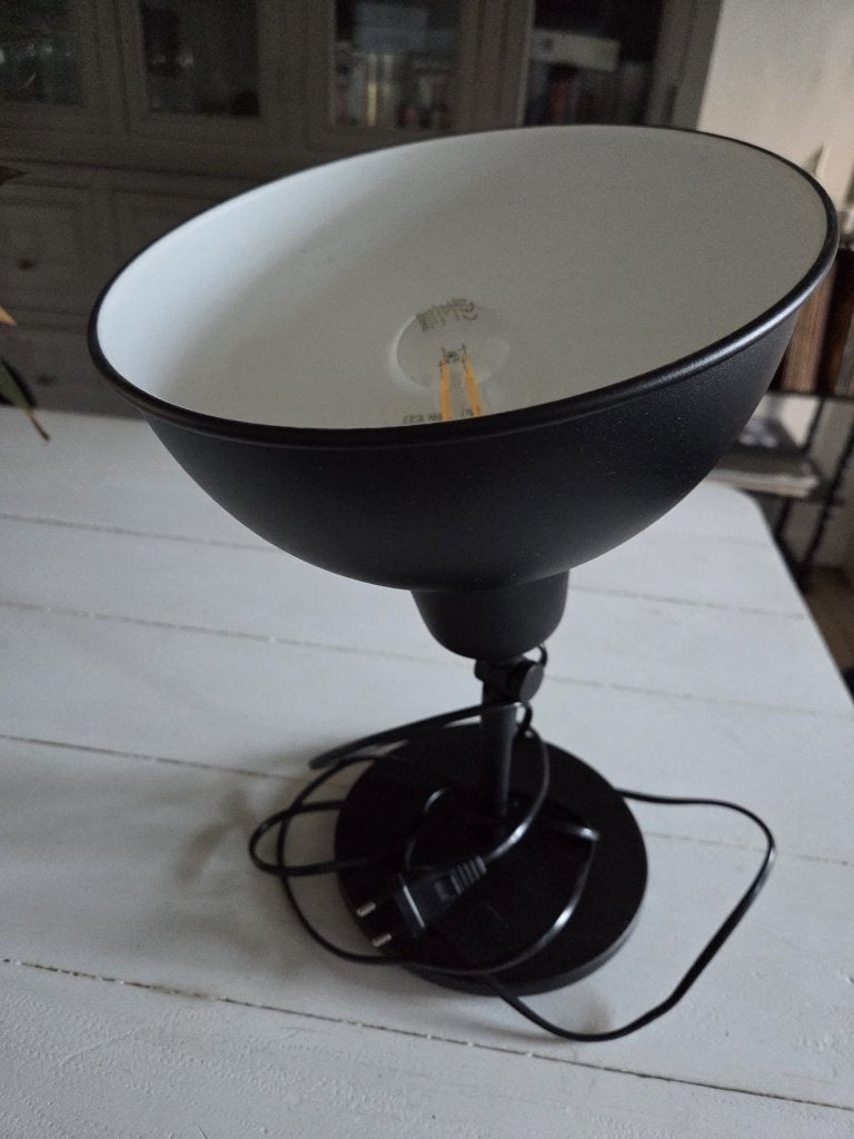 Bureaulamp, Ophalen, Bureaulamp, Zo goed als nieuw, Zwart