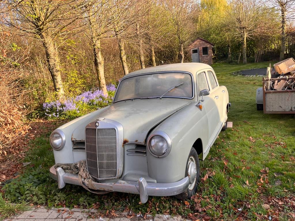 Mercedes Ponton 1955 Belgische papieren, Auto's, 4 deurs, Mercedes-Benz, Overige kleuren, Particulier