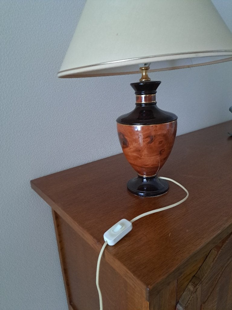 lampe d'ambiance, Maison & Meubles, Avec abat-jour, Céramique, E27 (grand), Classique