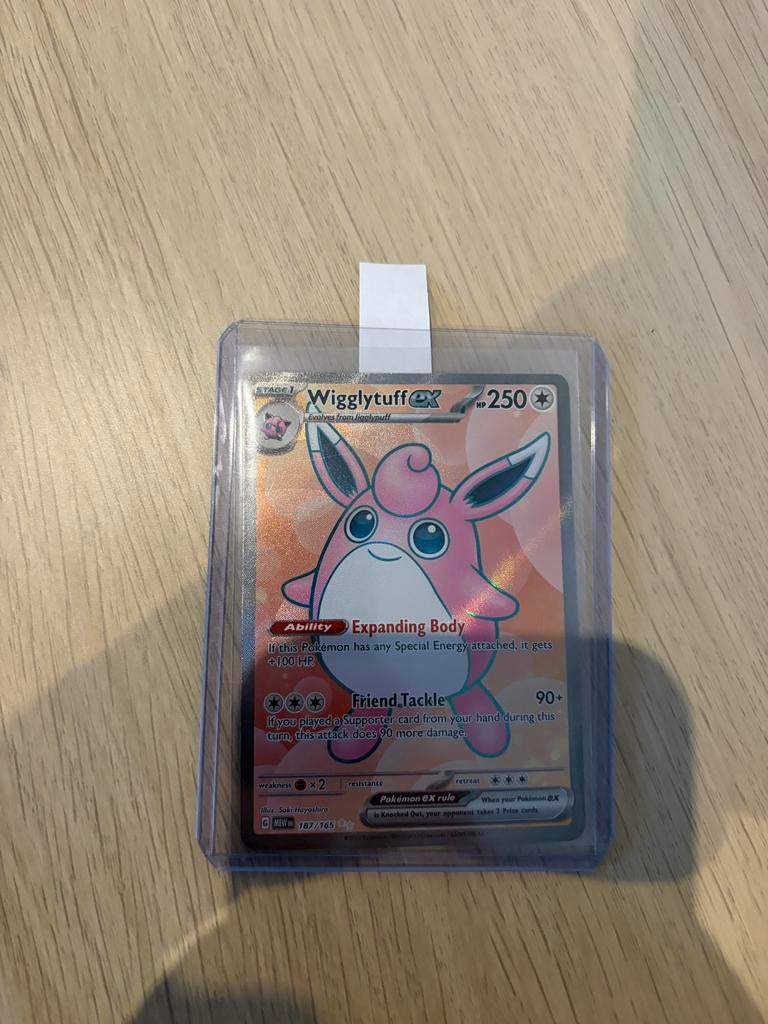 Wigglytuff ex 187/165 (MEW 187), Ophalen, Nieuw, Losse kaart